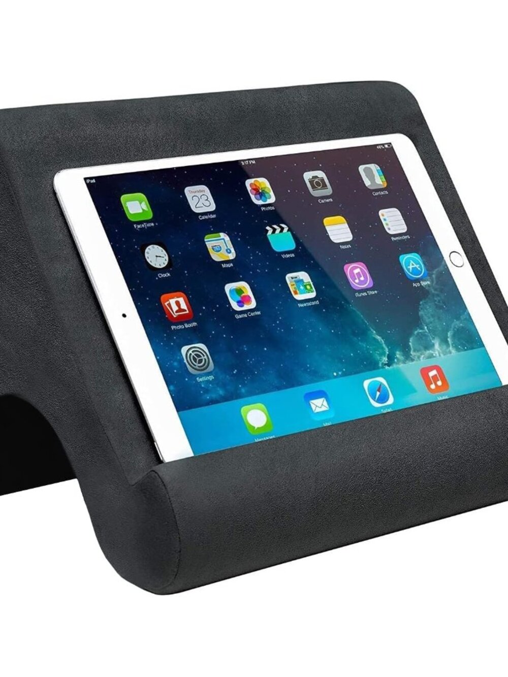 Tablet Pillow Stand - Tablet Holder Dock for Bed with Multi-Viewing Angles, Comp